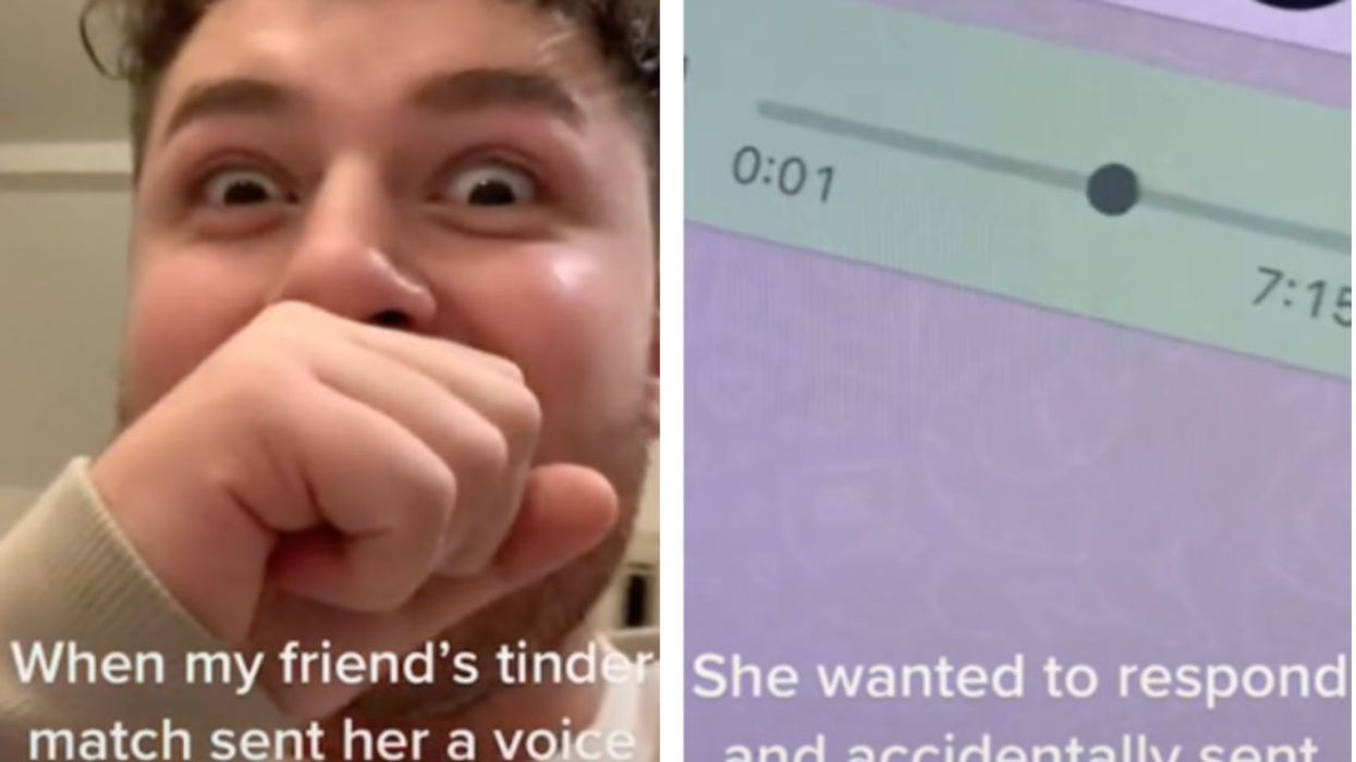 Woman loses Tinder match after sending accidental voice note