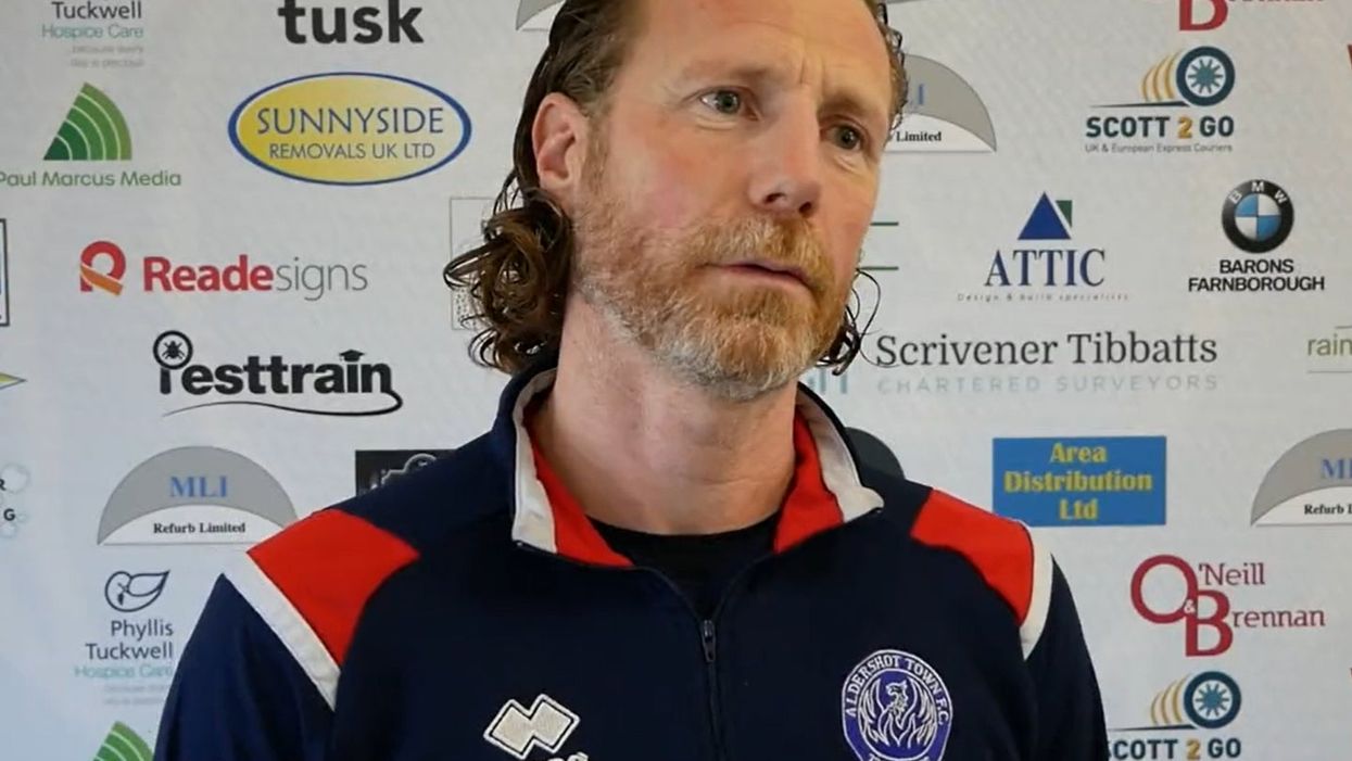 Interview with Aldershot Town Football Club’s manager goes viral for being pure David Brent