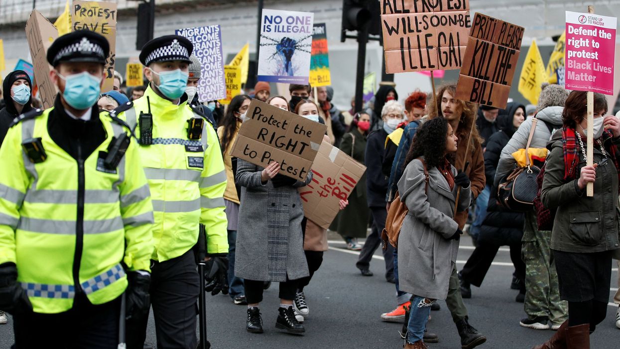 What are the 14 government defeats on the Policing Bill?