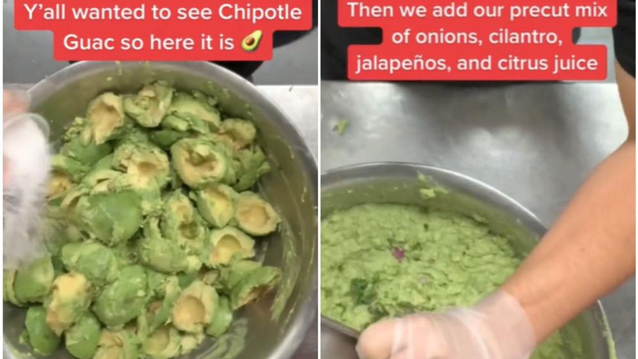 Chipotle employee reveals how their famous guacamole is easily made