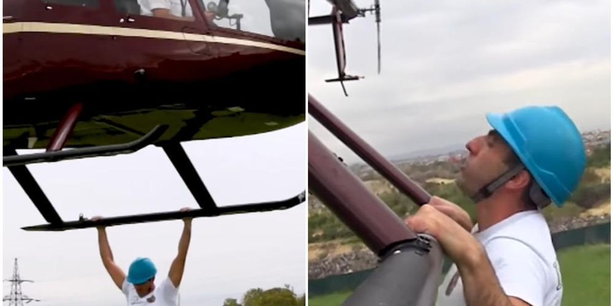 Man Creates Guinness World Record For Most Pull ups While Hanging Down man-creates-guinness-world-record-for-most-pull-ups-while-hanging-down