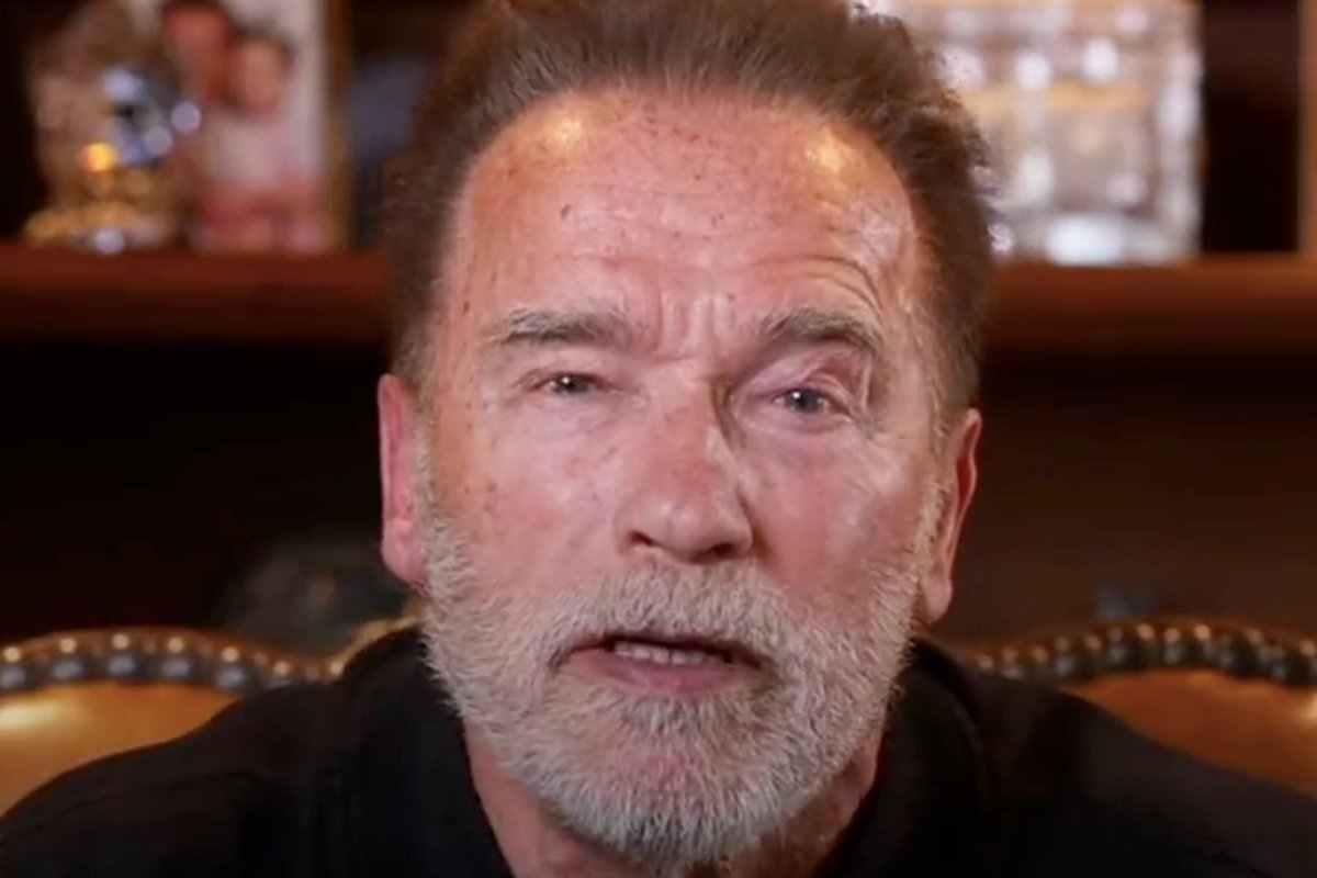 Arnold Schwarzenegger invokes 'broken' Nazi father during extraordinary address to Russian people