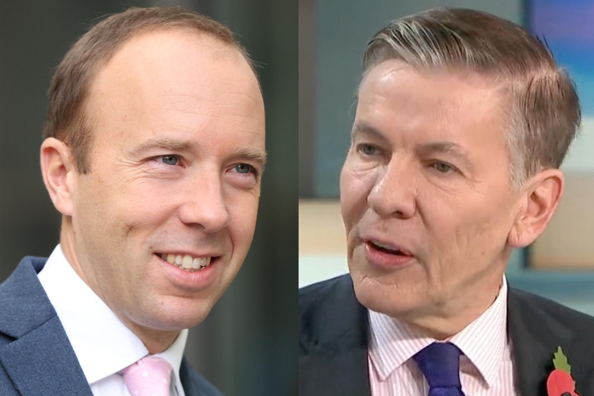 Matt Hancock called a d**khead at 6:30 am live on Good Morning Britain