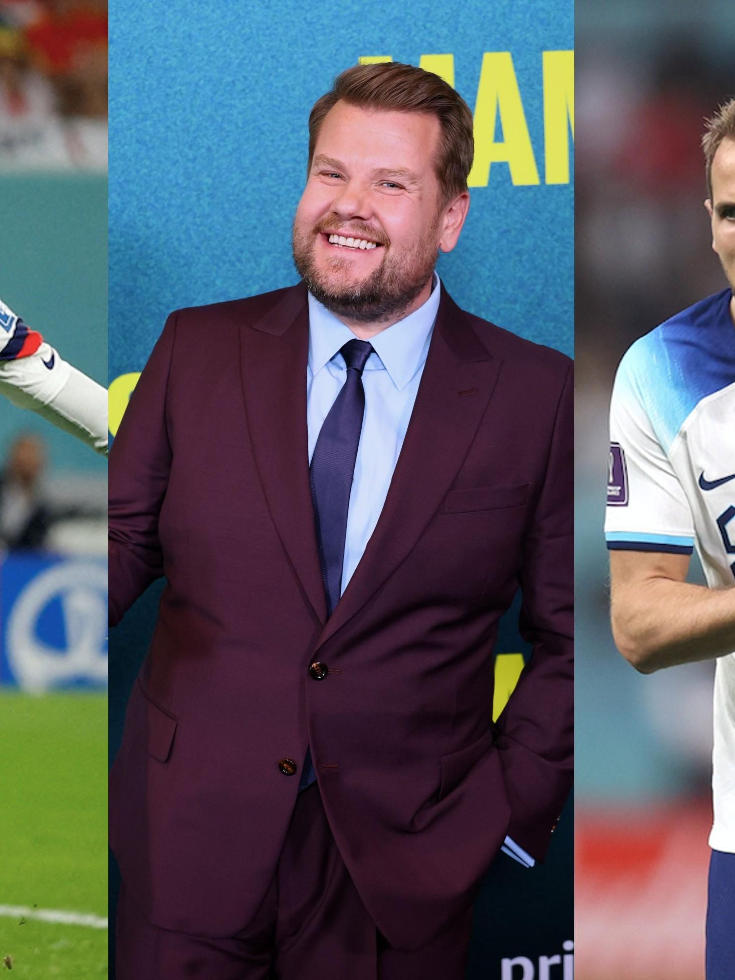 Fans want the loser of England v USA to keep James Corden