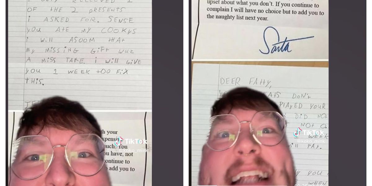 Kid's Santa letter goes viral after he included disturbing threat | indy100