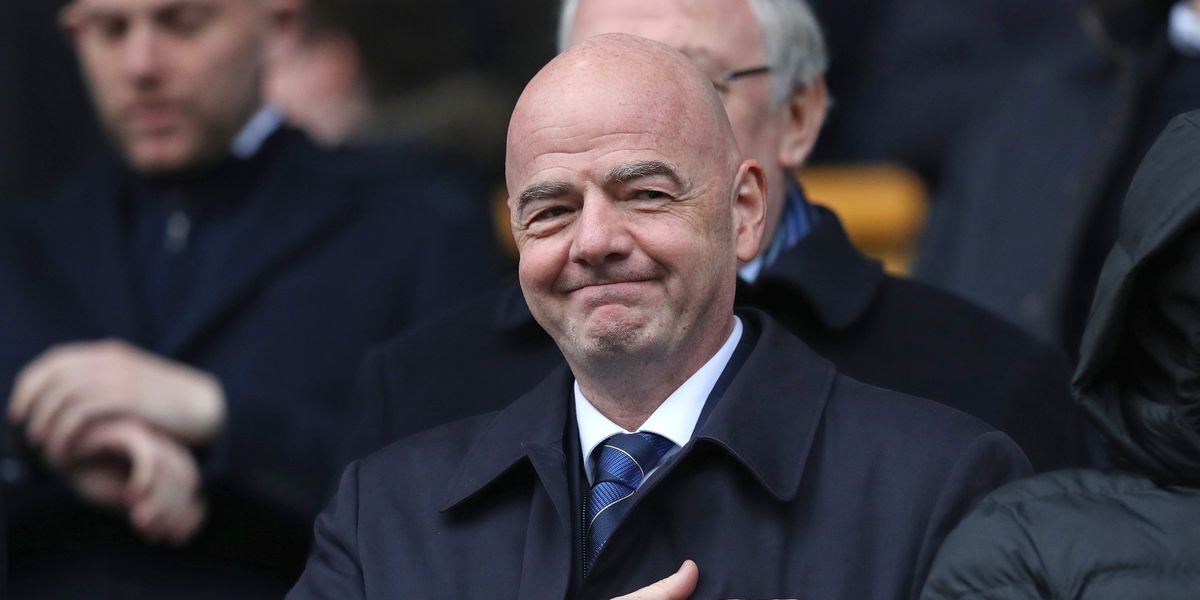 Gianni Infantino made an apperance at Millwall and football fans were baffled