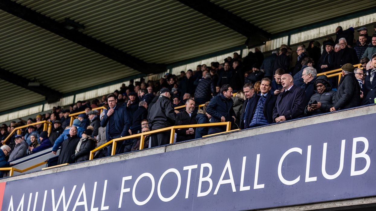 Gianni Infantino made an apperance at Millwall and football fans were baffled