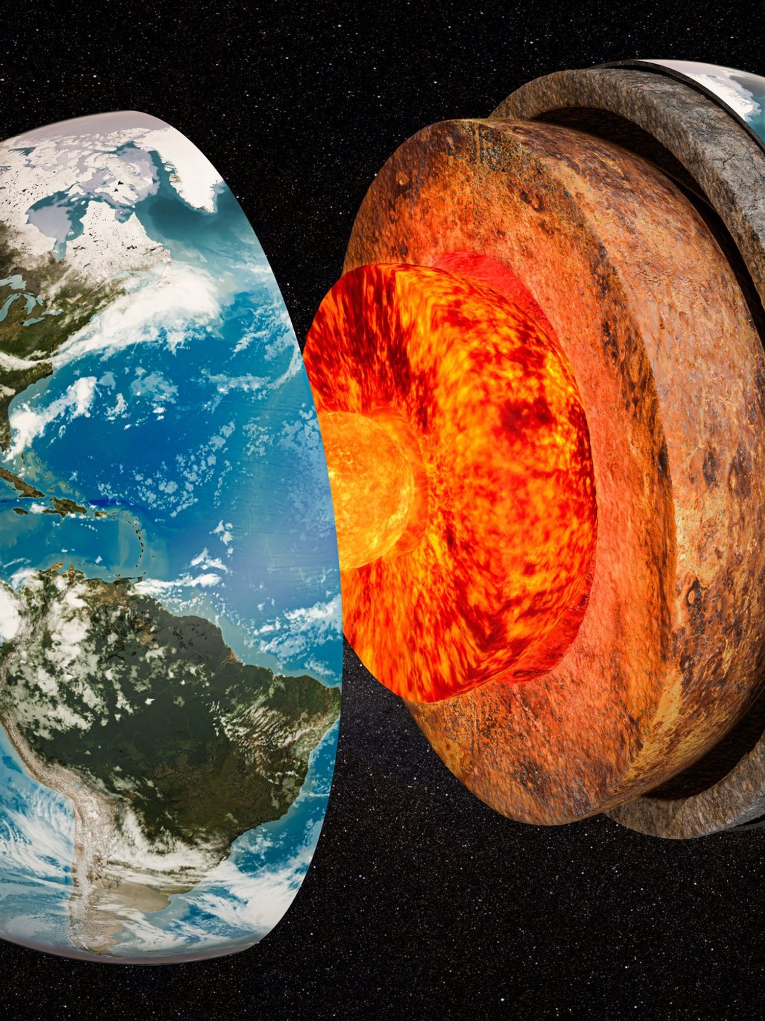 Massive ocean discovered beneath the Earth's crust containing more water than on the surface