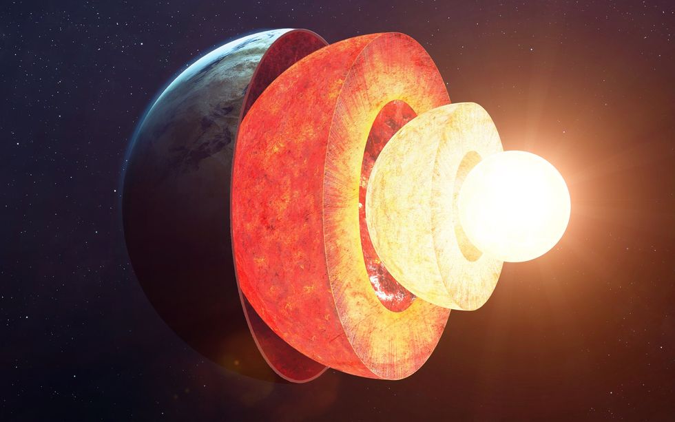 Ανακαλύφθηκαν αρχαίοι σχηματισμοί τυλιγμένοι γύρω από τον πυρήνα της Γης