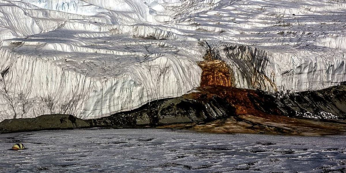 Scientists solve mystery of Antarctica's 'bleeding waterfalls'