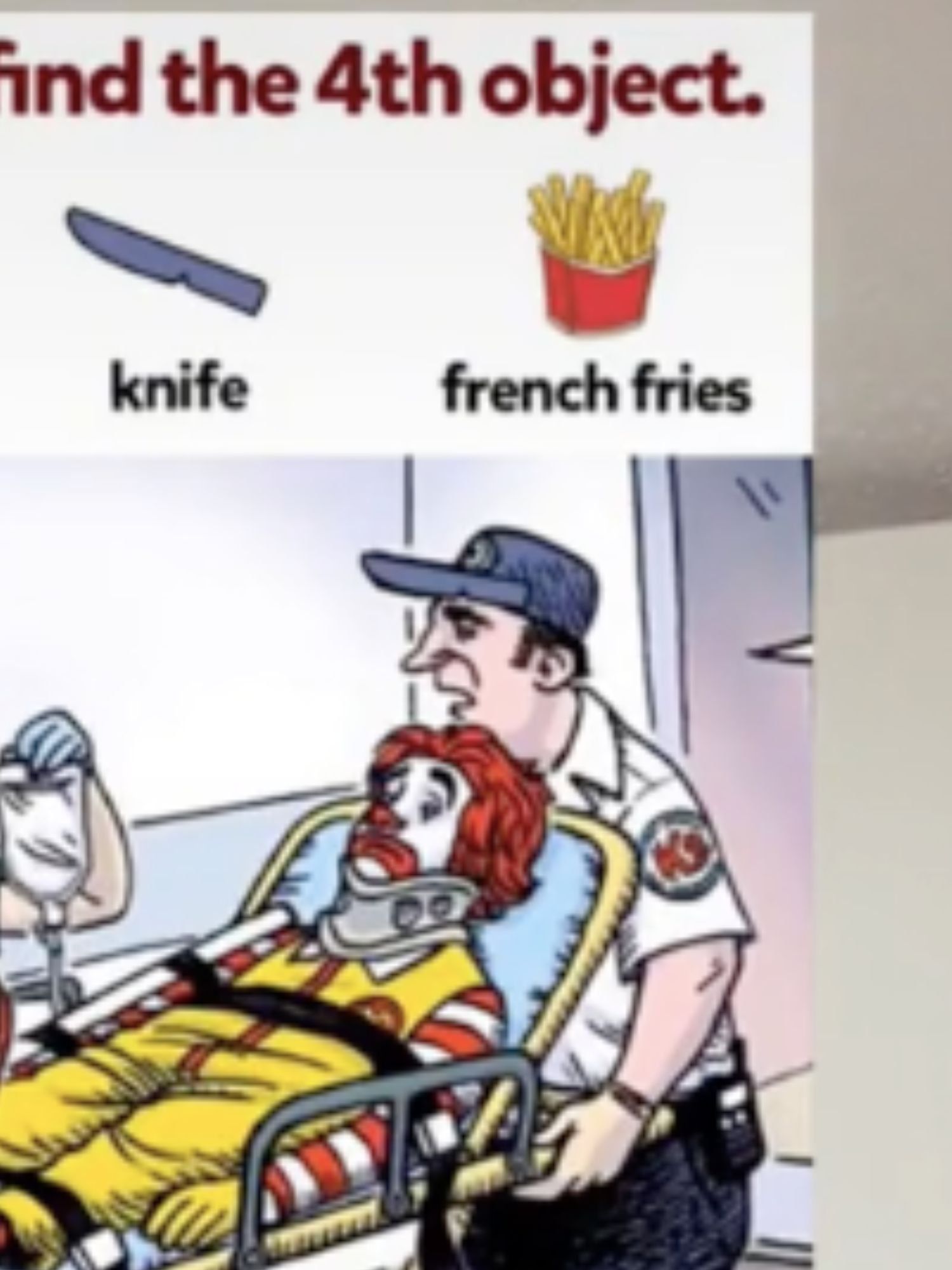 Can you find the hidden fourth object in this image? The majority of people can't