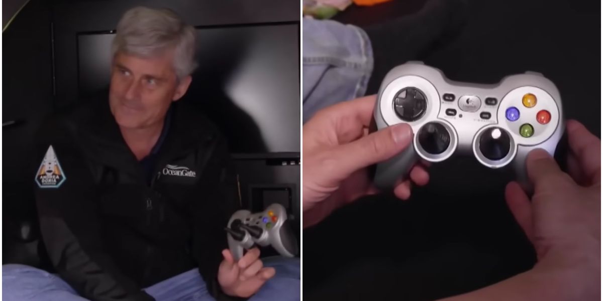 Missing Titanic submersible is operated with a 2000s ‘game controller ...