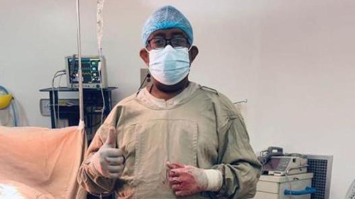 Doctor removes 'largest ever tumour' from woman who thought she was pregnant