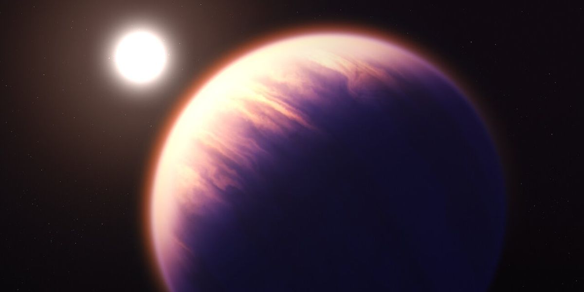 Naukowcy odkrywają dziwną planetę „Candy Floss” z cienką atmosferą
