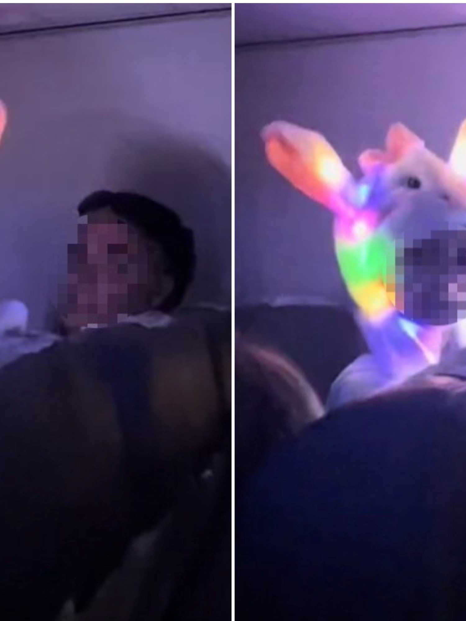 Flight attendant weighs in after child keeps entire plane awake with glow-in-the-dark hat