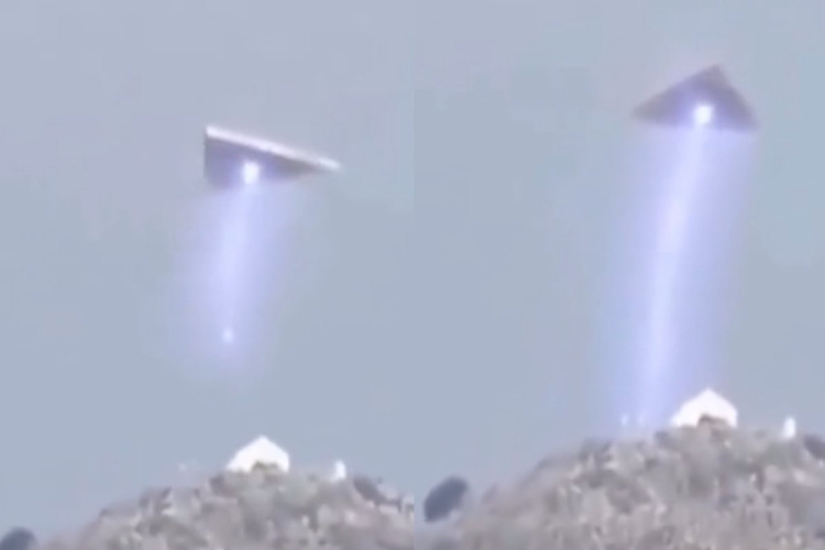 'UFO' spotted in Egypt leaving viewers baffled