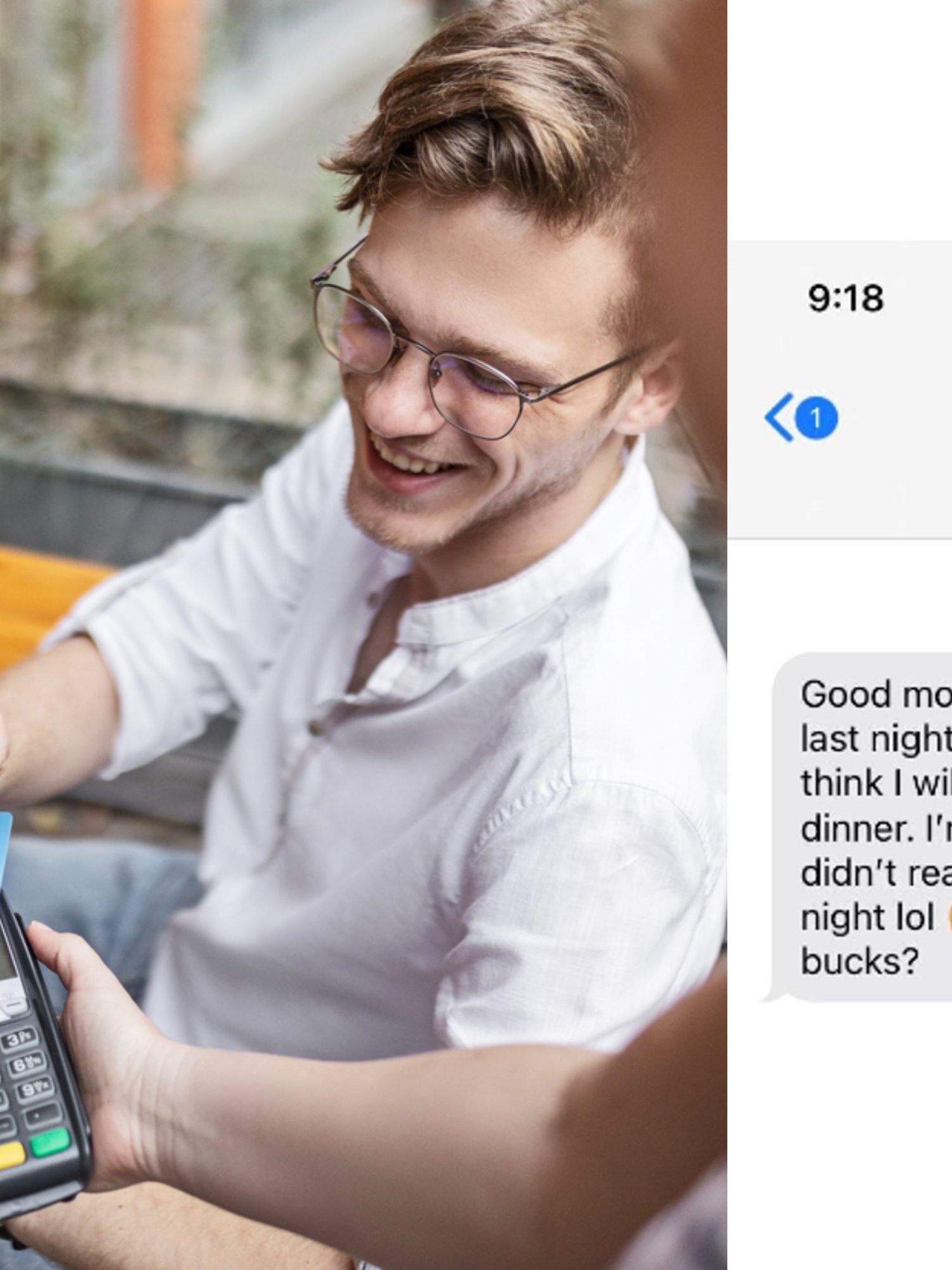 Woman praised for biting reply to date after he asked her to split the bill – by text