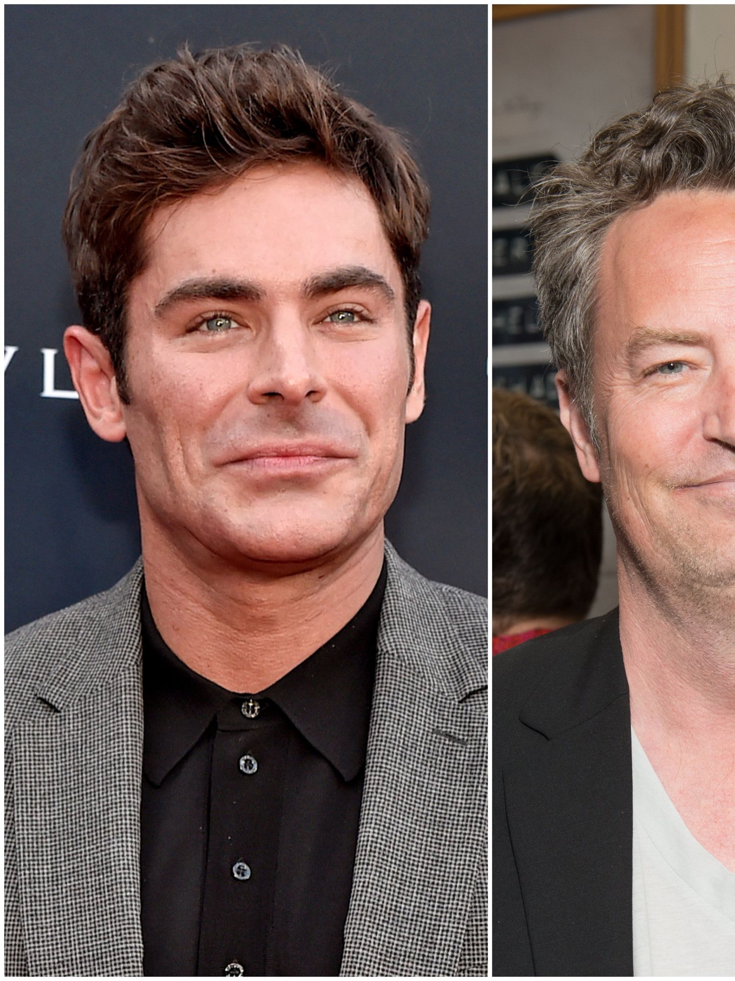 Zac Efron "honoured" to learn of Matthew Perry's biopic wish
