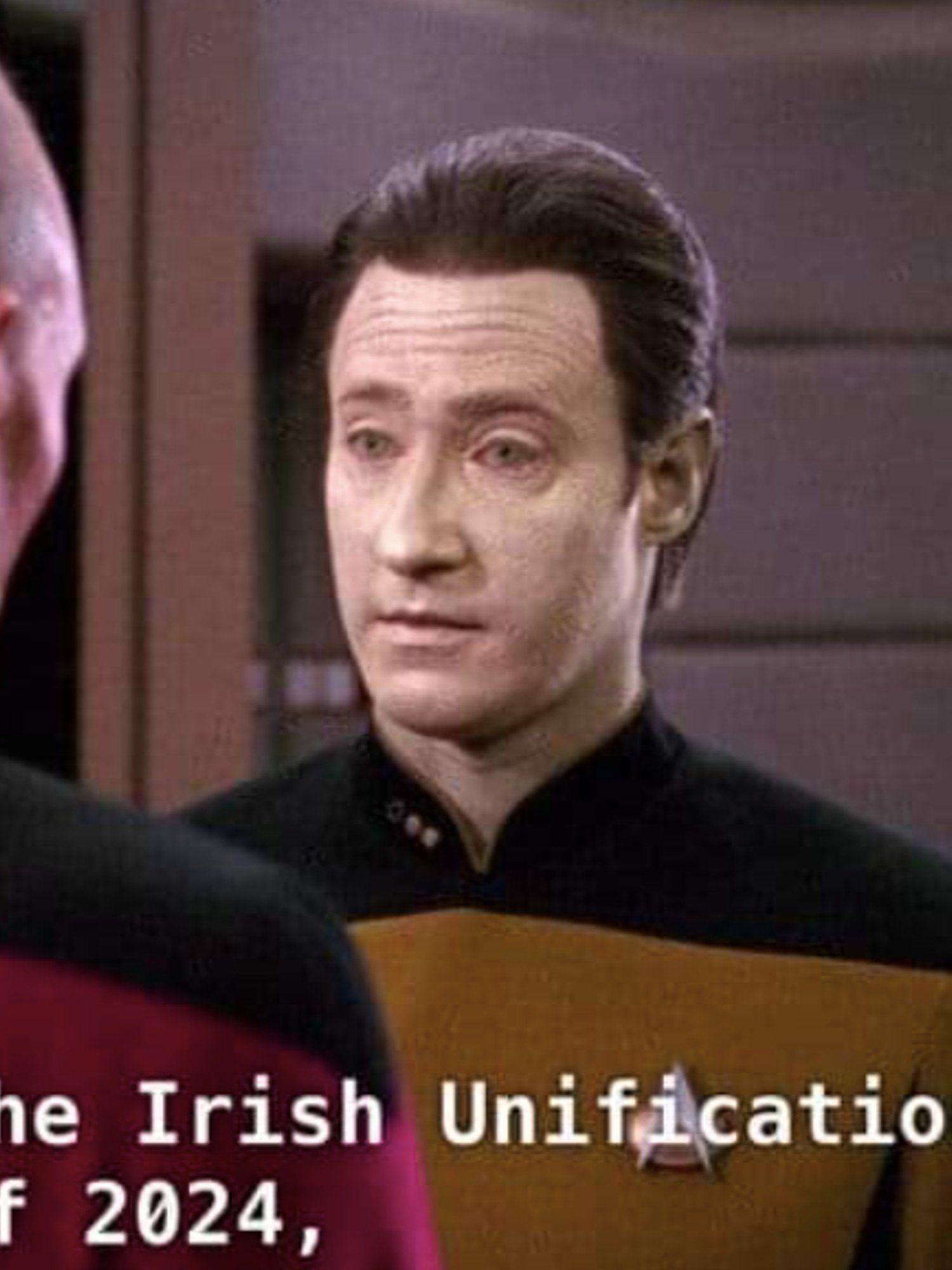 Did Star Trek predict an Irish reunification in 2024?
