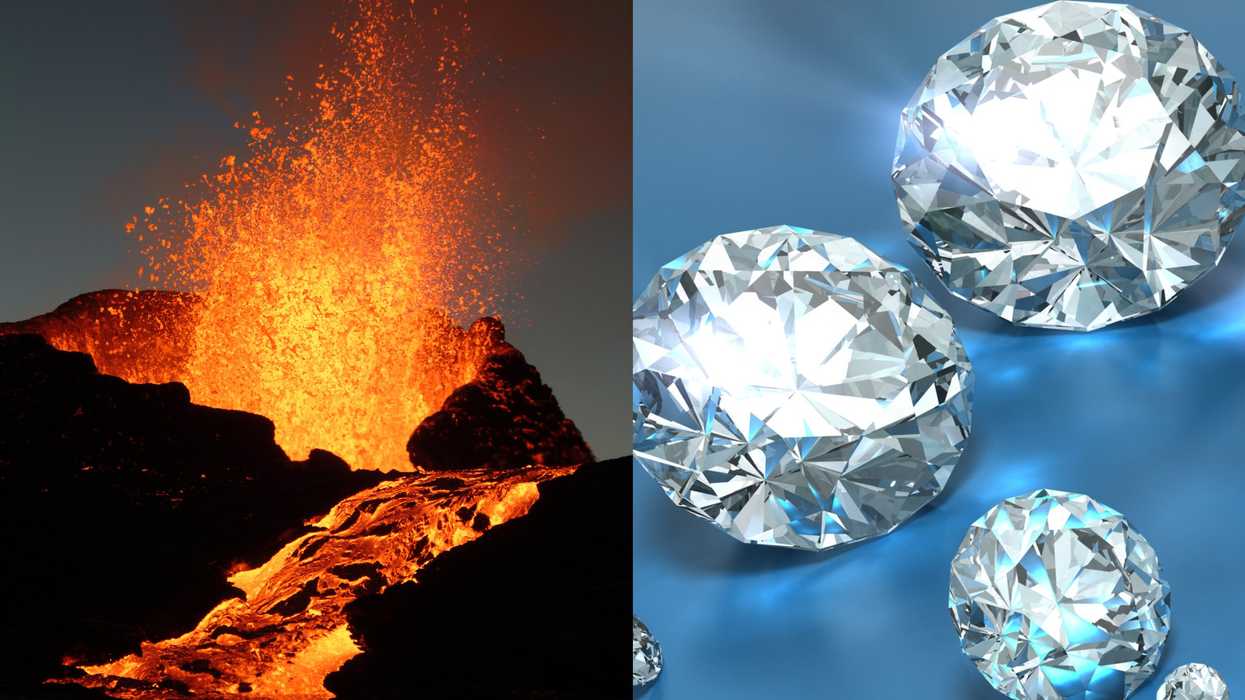 Major explosion causes 'fountains of diamonds' to erupt from Earth's crust