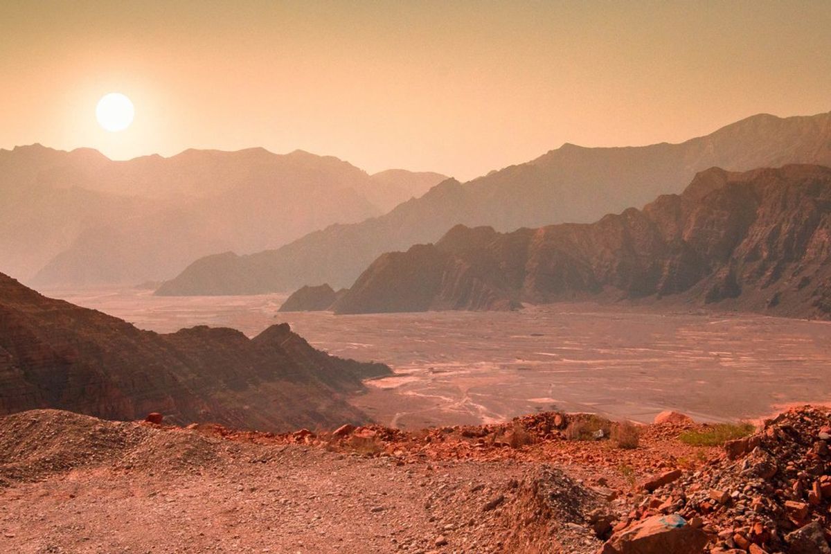 Strange polygon structures found buried beneath the surface of Mars