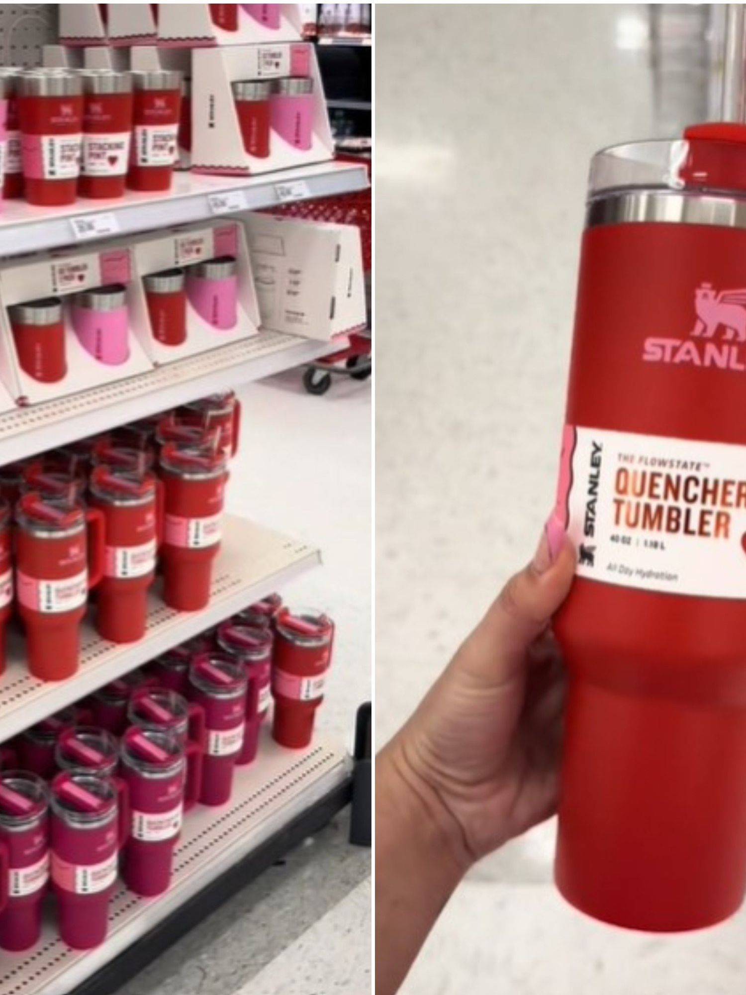 Valentine's Day Stanley cups are going for double the price on eBay