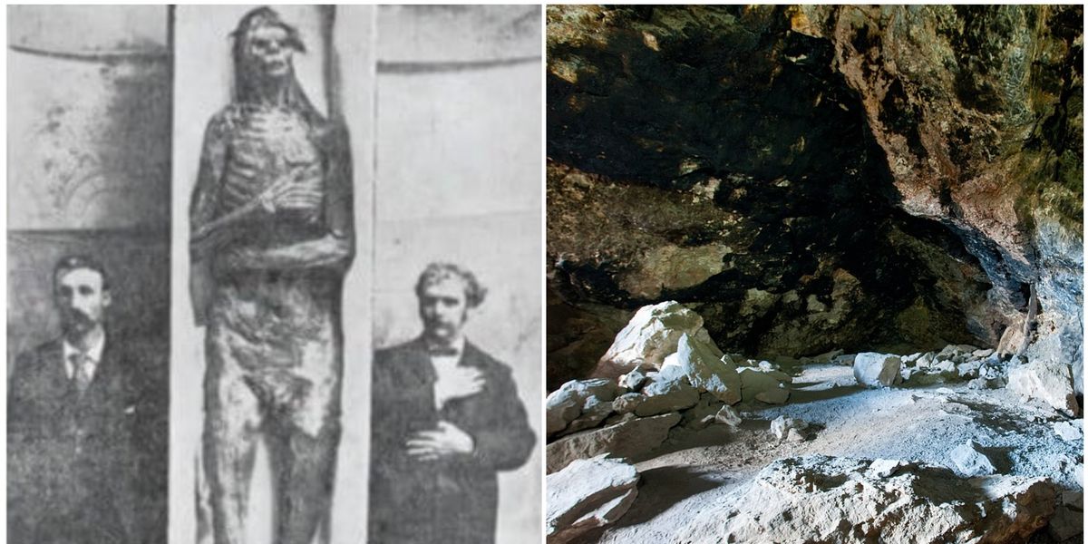Archaeologists discover remains of '10-foot-tall people' in cave