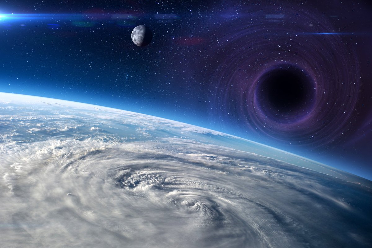 Ancient black holes that woosh past us every decade may be altering Earth's orbit