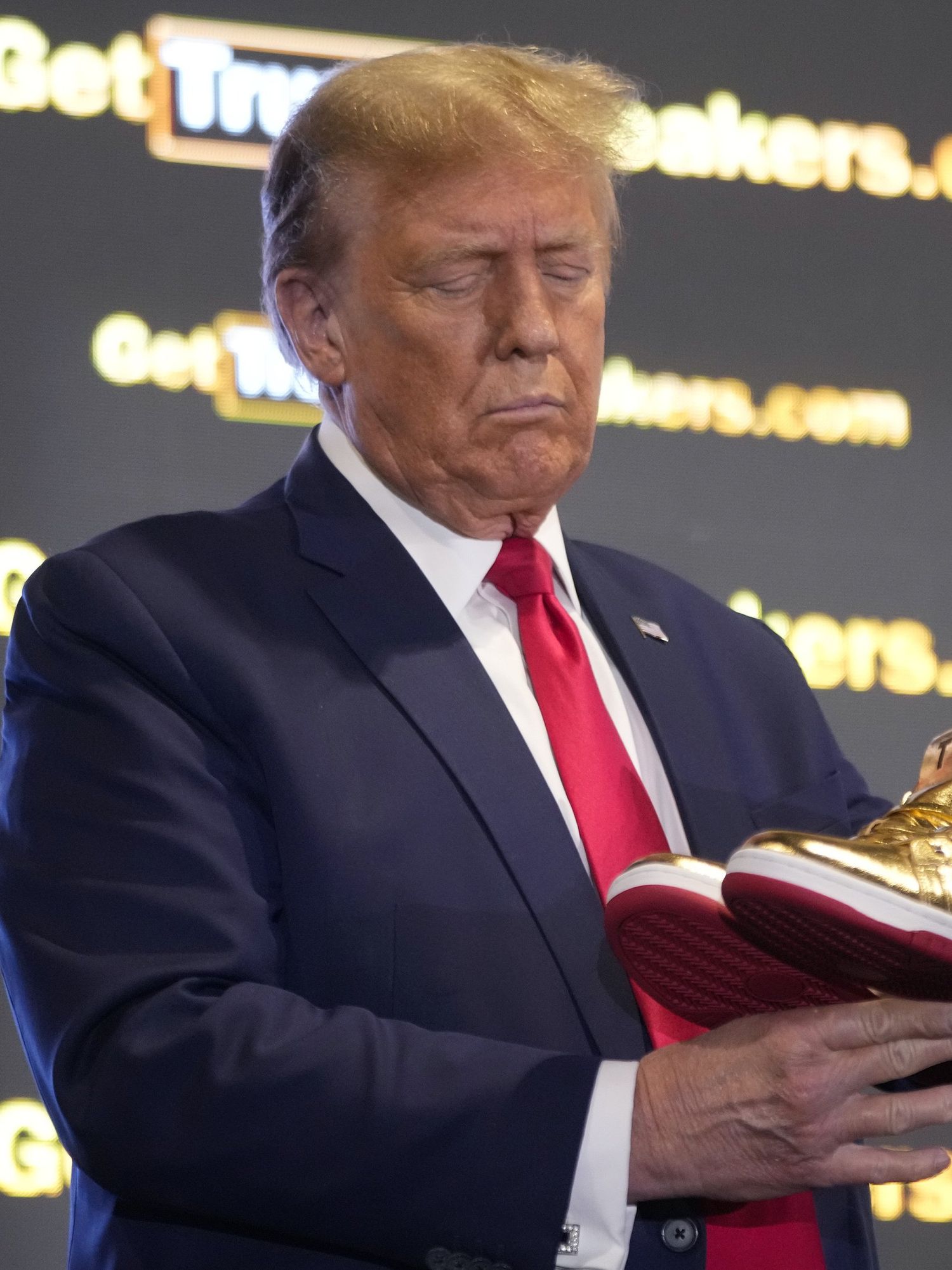 Trump's sneaker website hijacked by school shooting survivor