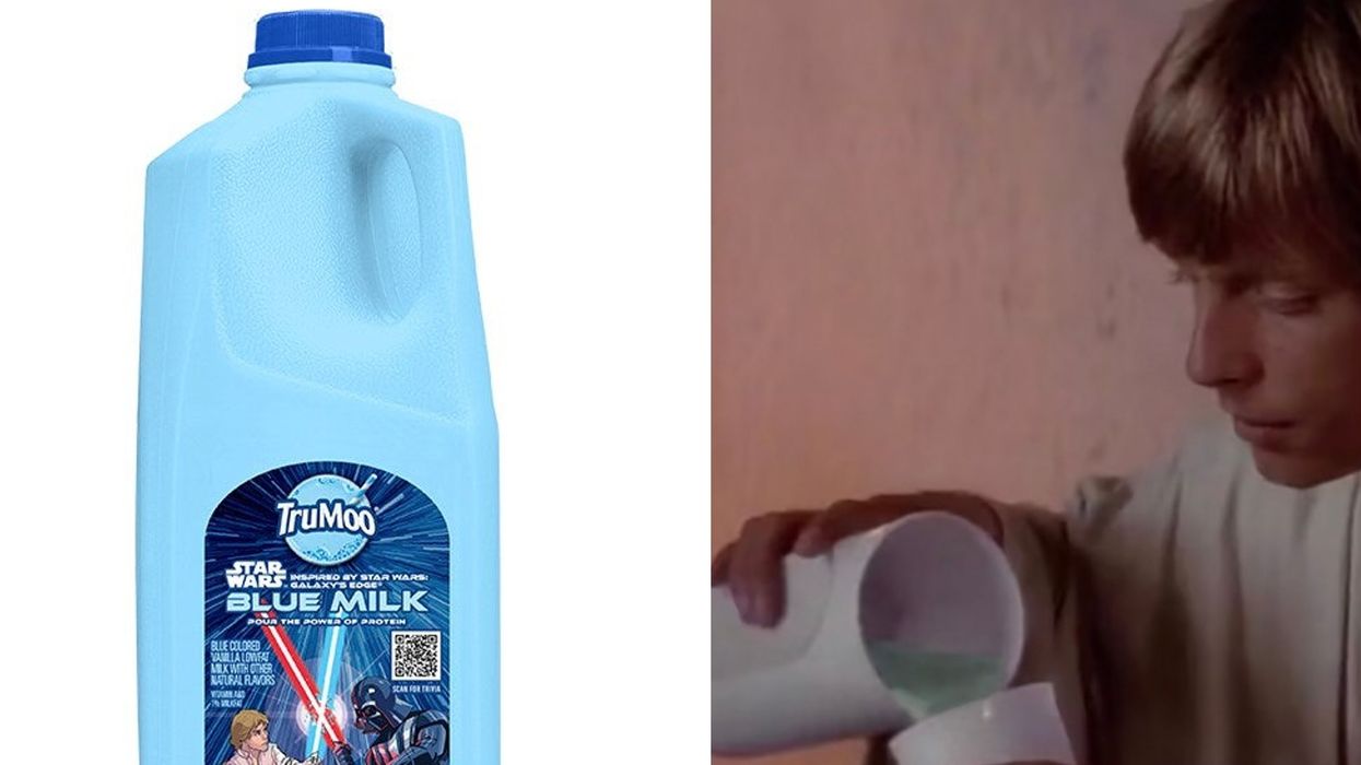 Star Wars fans can soon enjoy blue milk from a galaxy far, far away at home