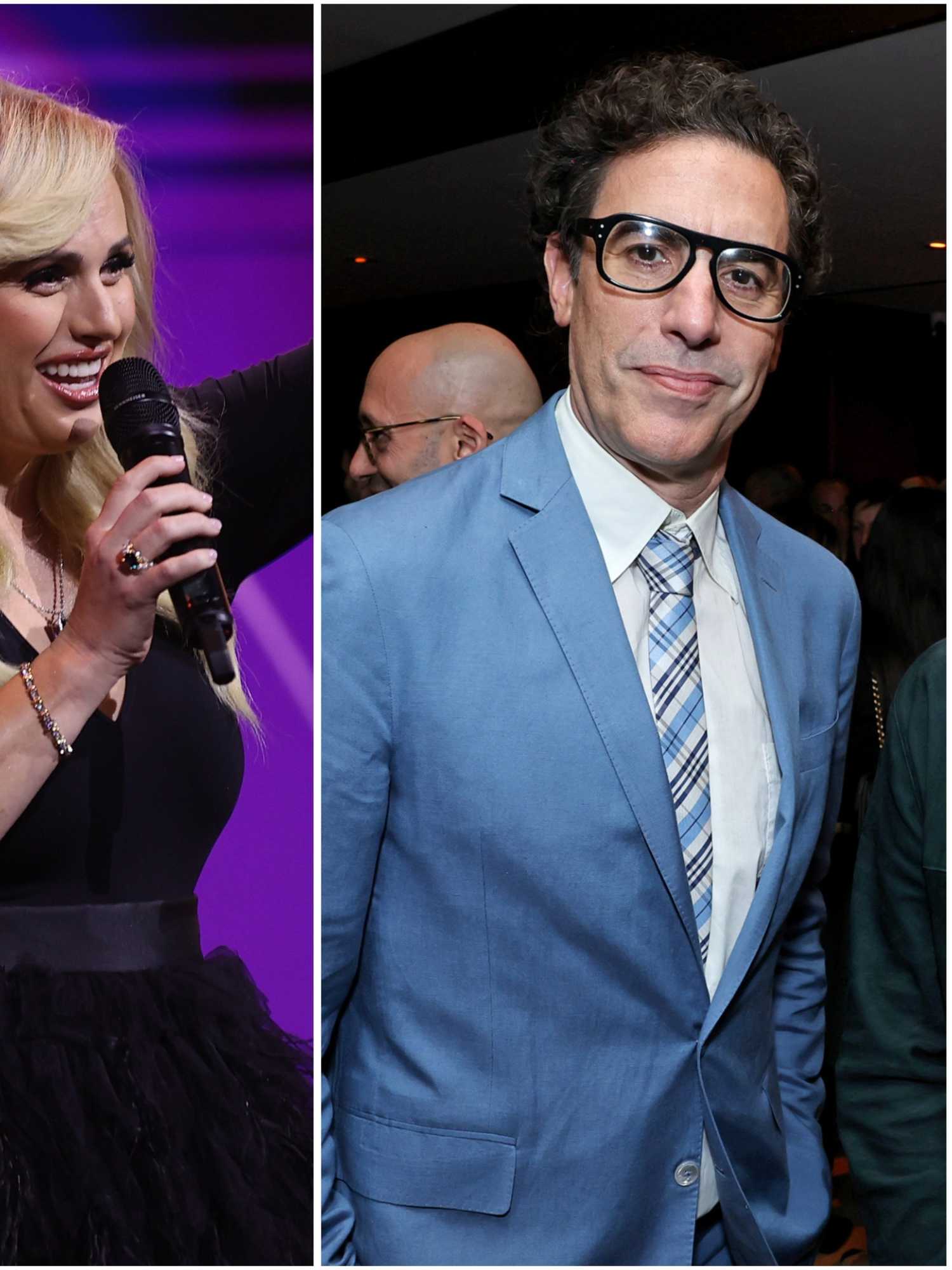 Rebel Wilson names Sacha Baron Cohen as target of her infamous rant