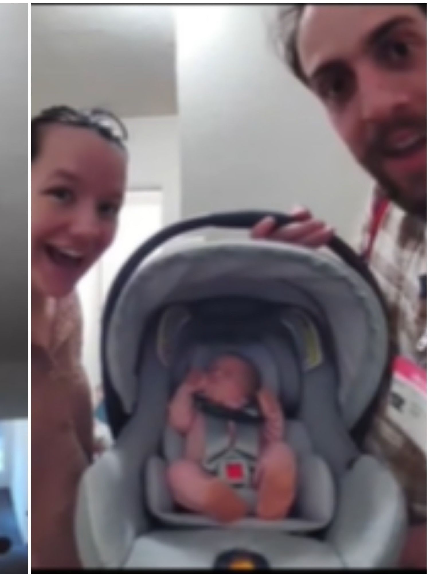 Neighbour's Ring camera captures heartwarming footage of couple's pregnancy journey