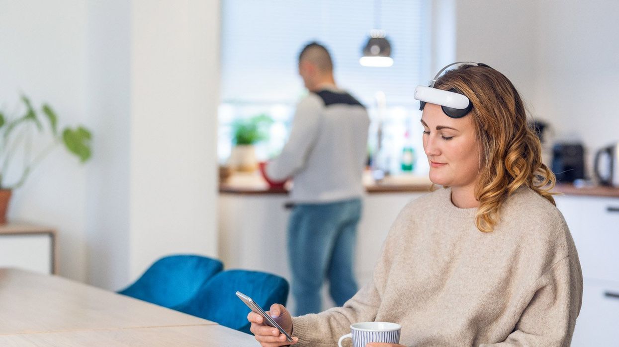 Electric headset delivers groundbreaking results for treating depression