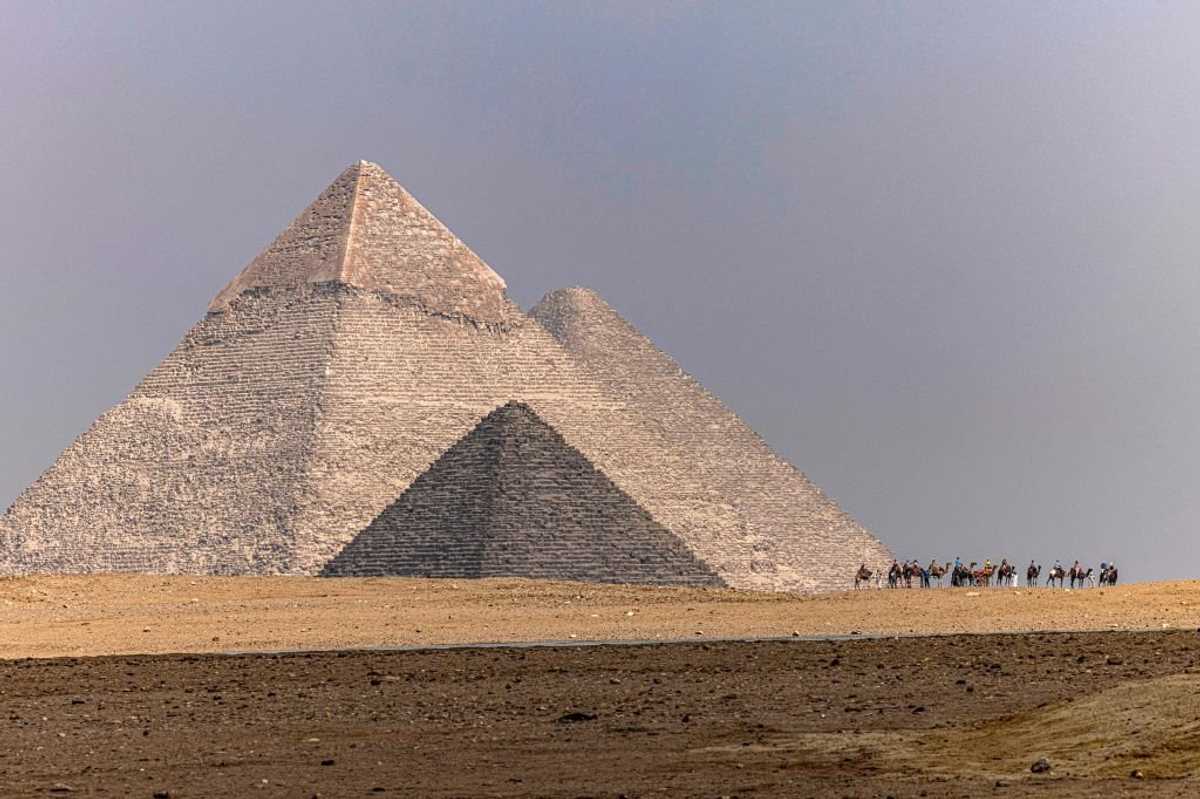 Mysterious structures unearthed by archaeologists beside the Great Pyramid of Giza