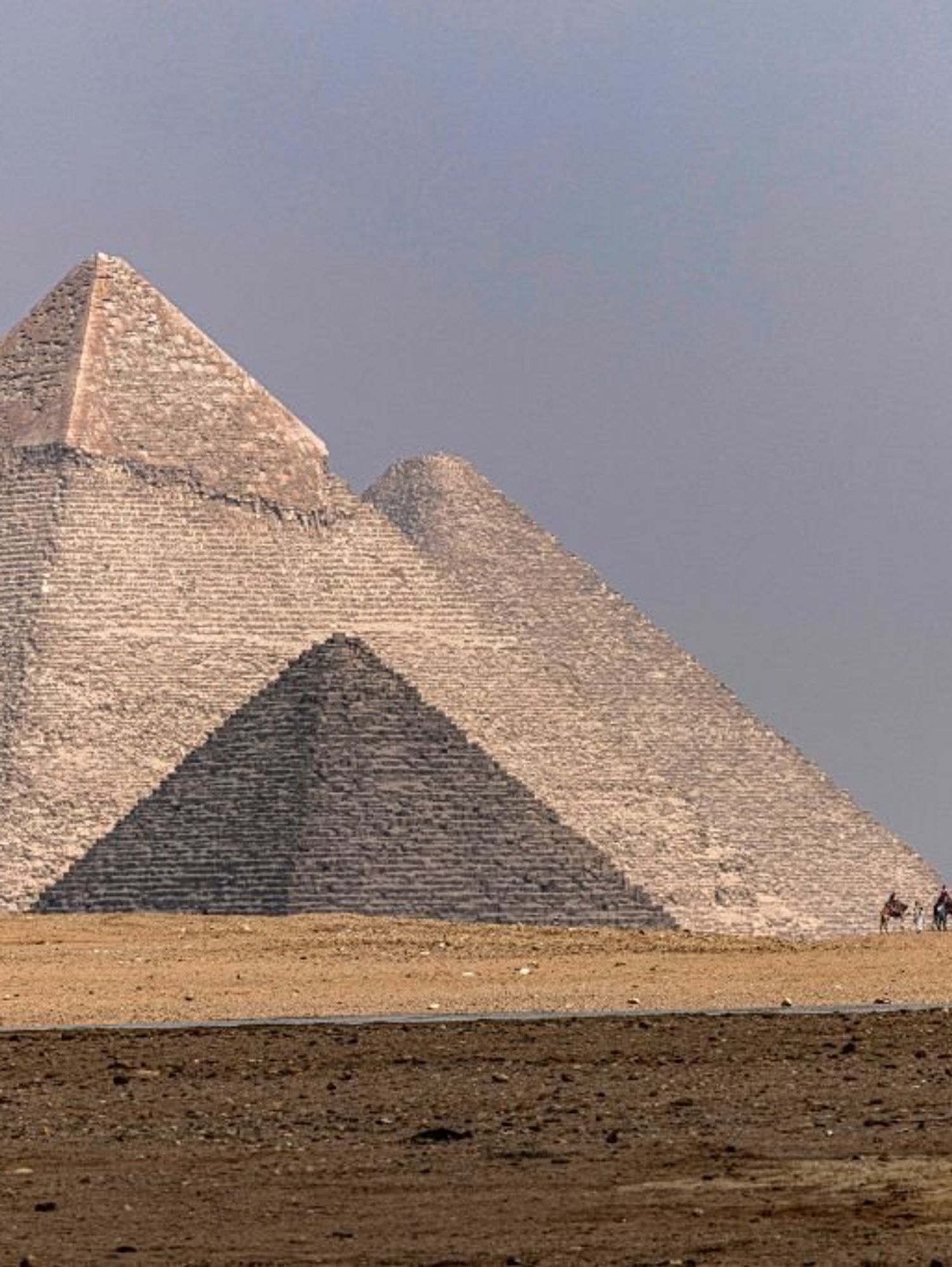 Mysterious structures unearthed by archaeologists beside the Great Pyramid of Giza