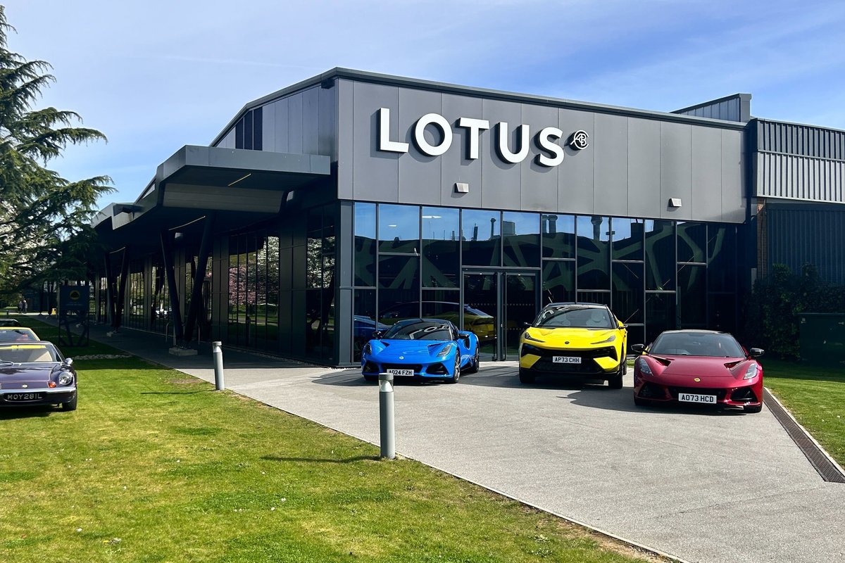 Historic past meets ambitious future inside Lotus's Hethel HQ
