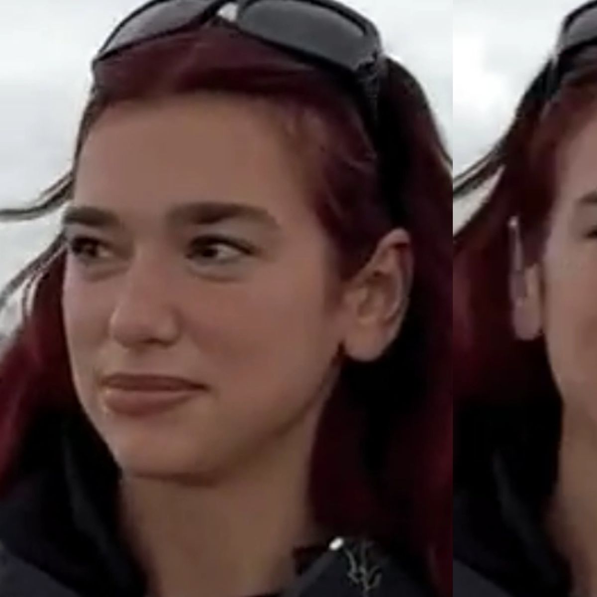 liam c dua lipa Dua Lipa's reaction to ukulele singer at Glastonbury has become an instant meme