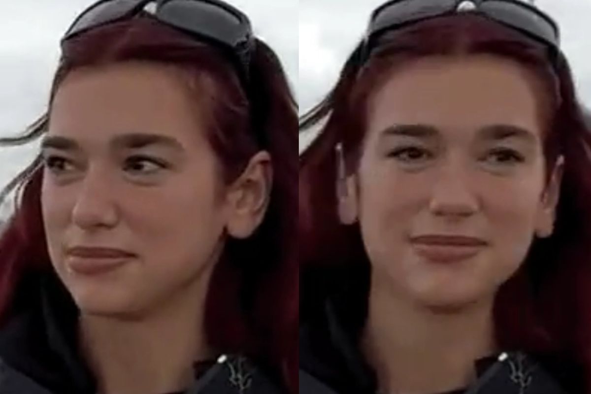 Dua Lipa's reaction to ukulele singer at Glastonbury has become an instant meme