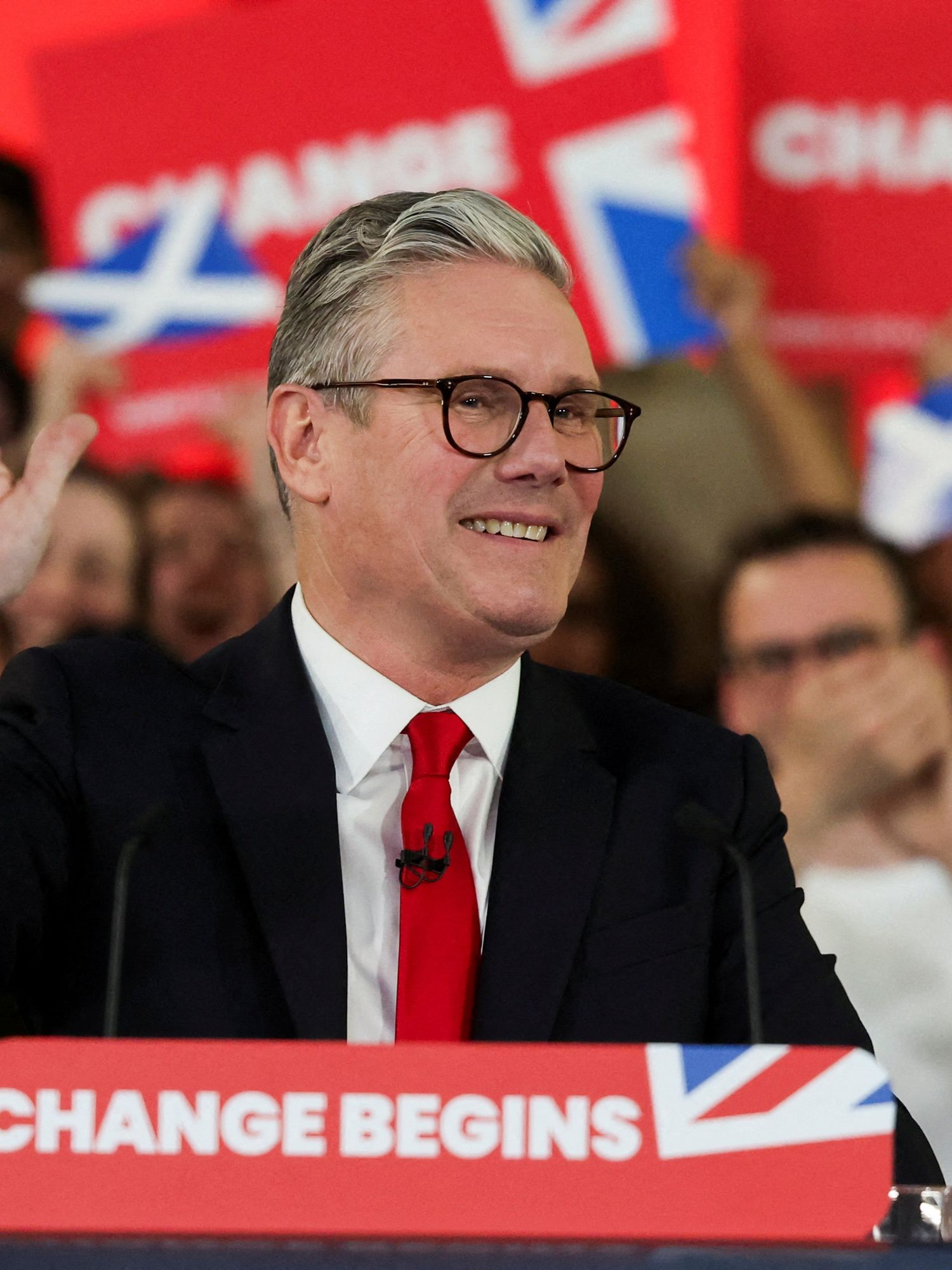 General election results live: Labour win landslide as Liz Truss is voted out