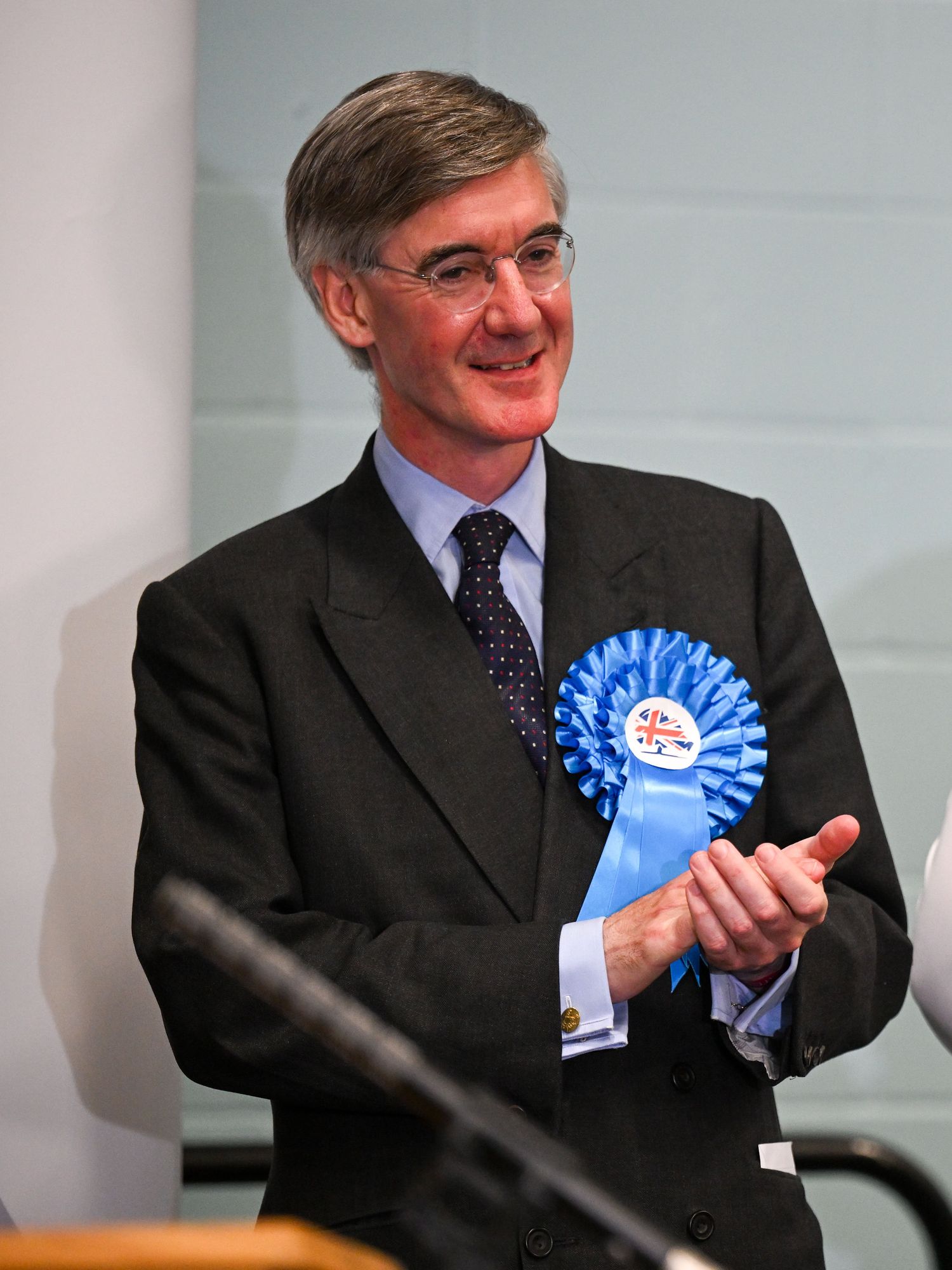 Jacob Rees-Mogg lost his seat standing next to a man wearing a baked bean balaclava