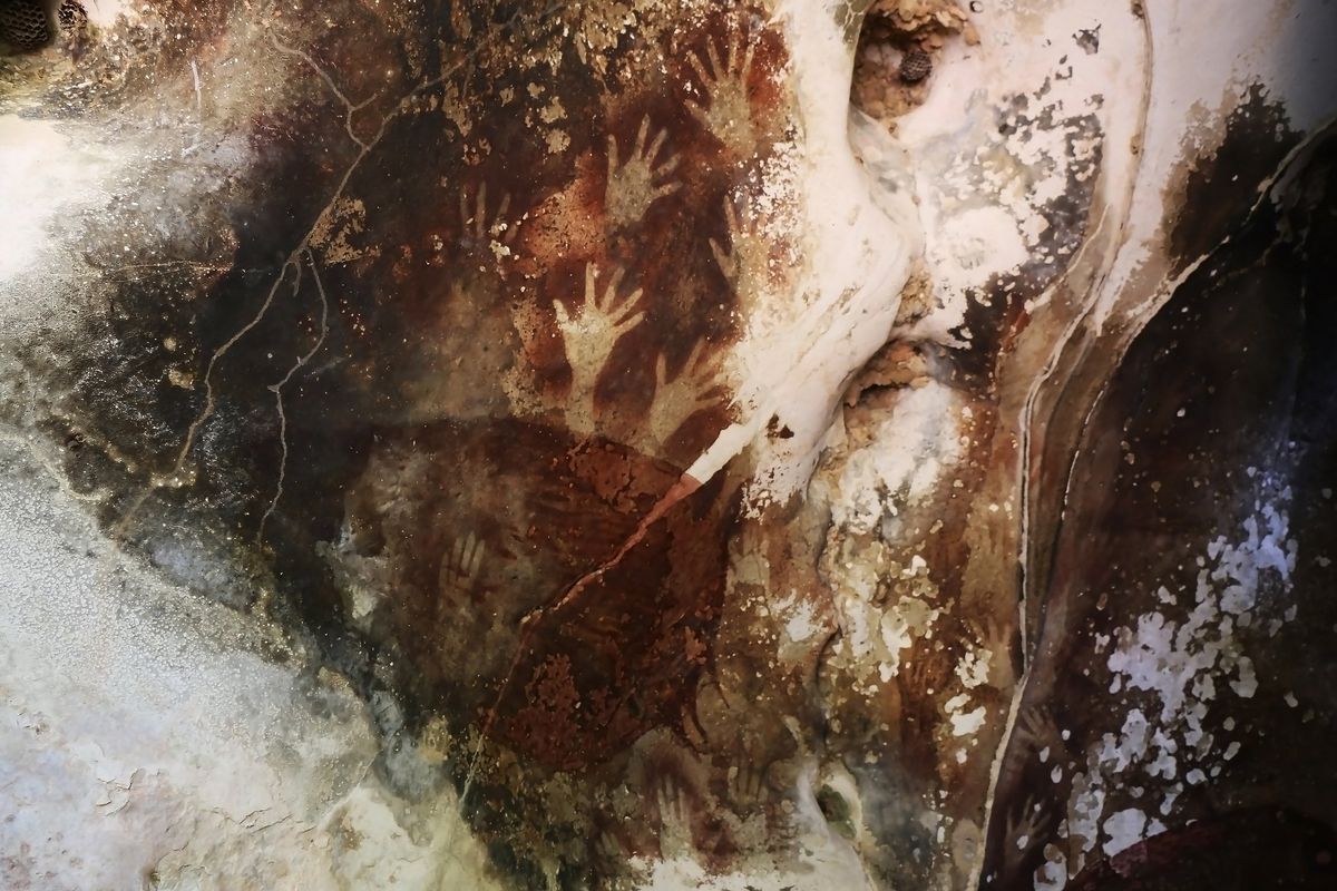 Oldest cave art in the world discovered – and it wasn't made by humans