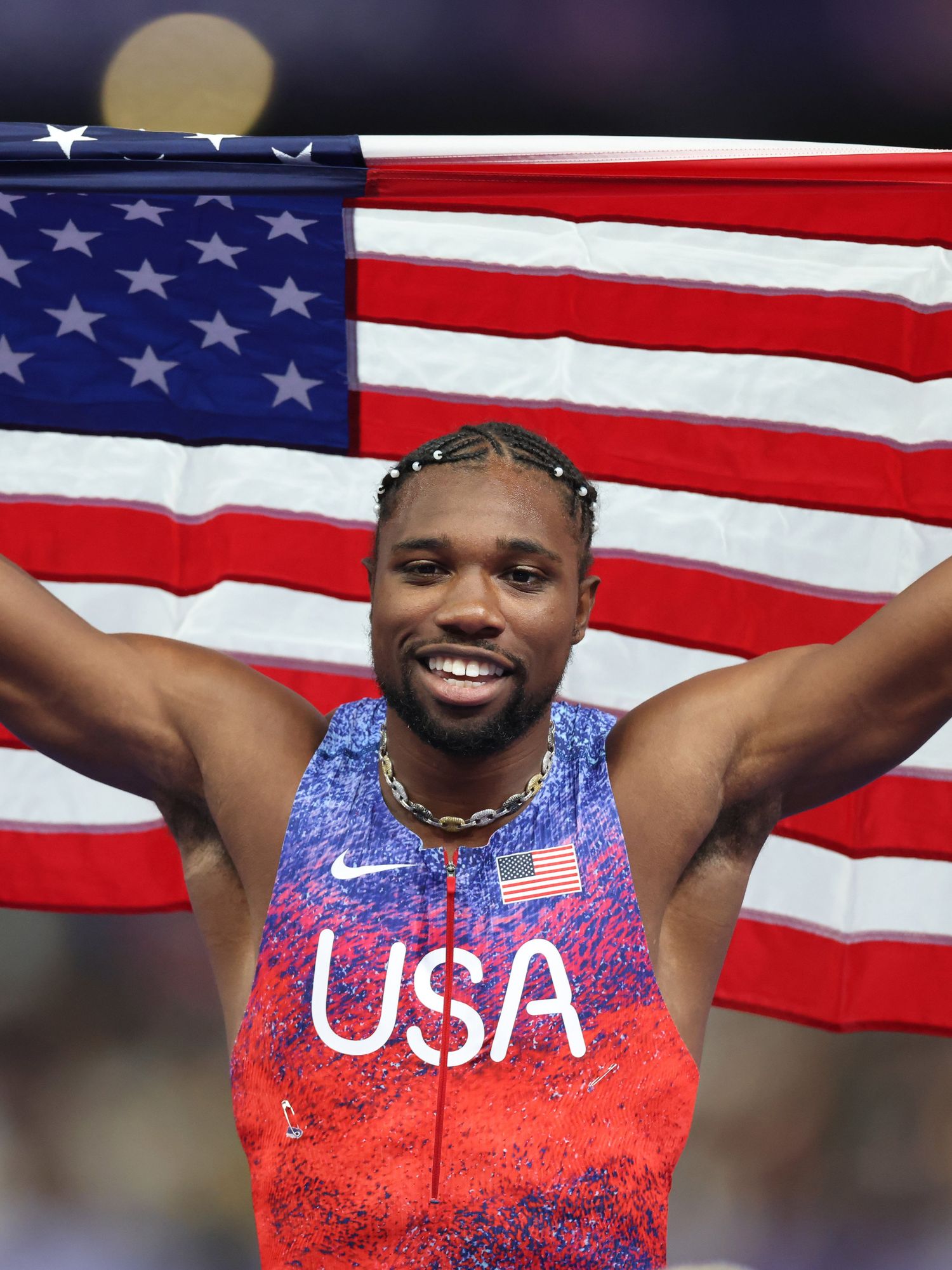 The biggest reactions as Noah Lyles wins iconic Olympic 100m final