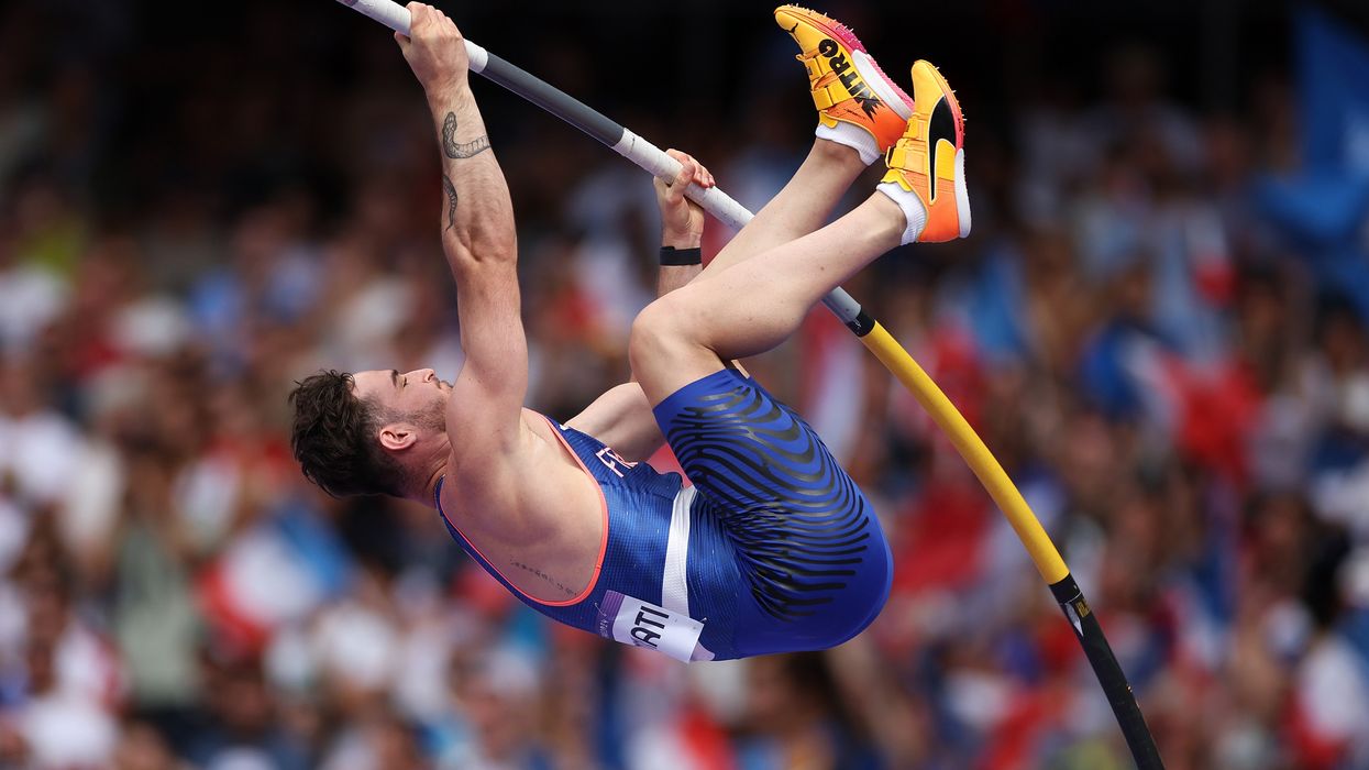 People say pole vaulter’s tattoo now ‘makes sense’ after his own penis shattered his Olympic dream
