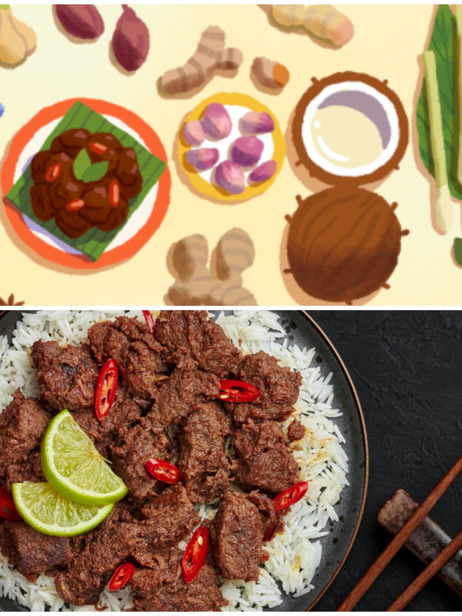 Why is today’s Google Doodle about the Indonesian dish rendang?
