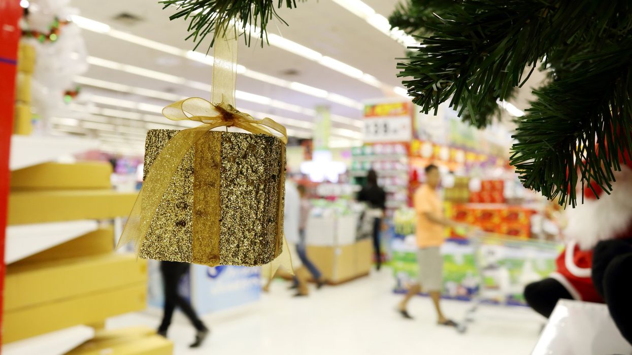 Shops are already putting up Christmas displays and the internet is horrified