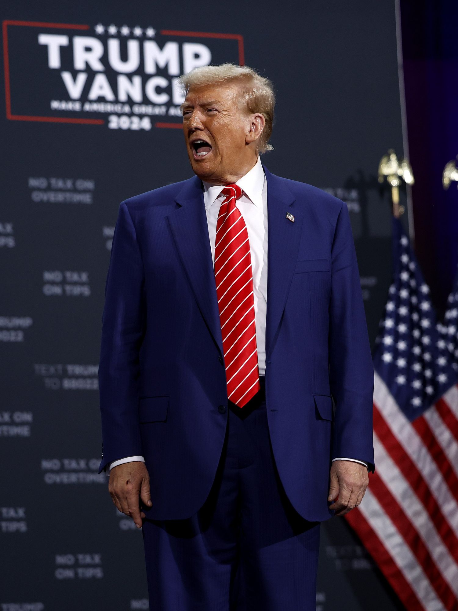 Donald Trump tries to claim he's the 'father of IVF' in front of all-female audience