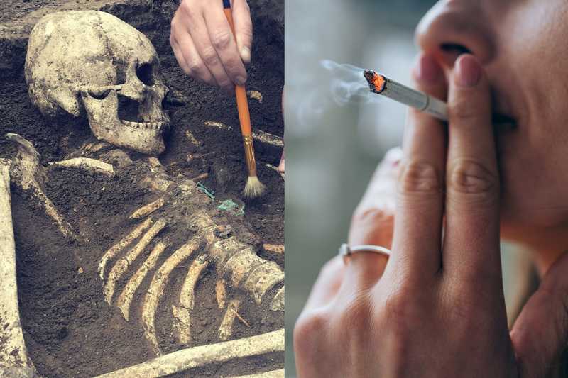 Archaeologists discover devastating effect of smoking in 800-year-old bones 