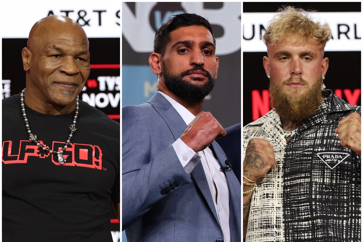 Amir Khan promises to 'slap' Jake Paul if he beats Mike Tyson