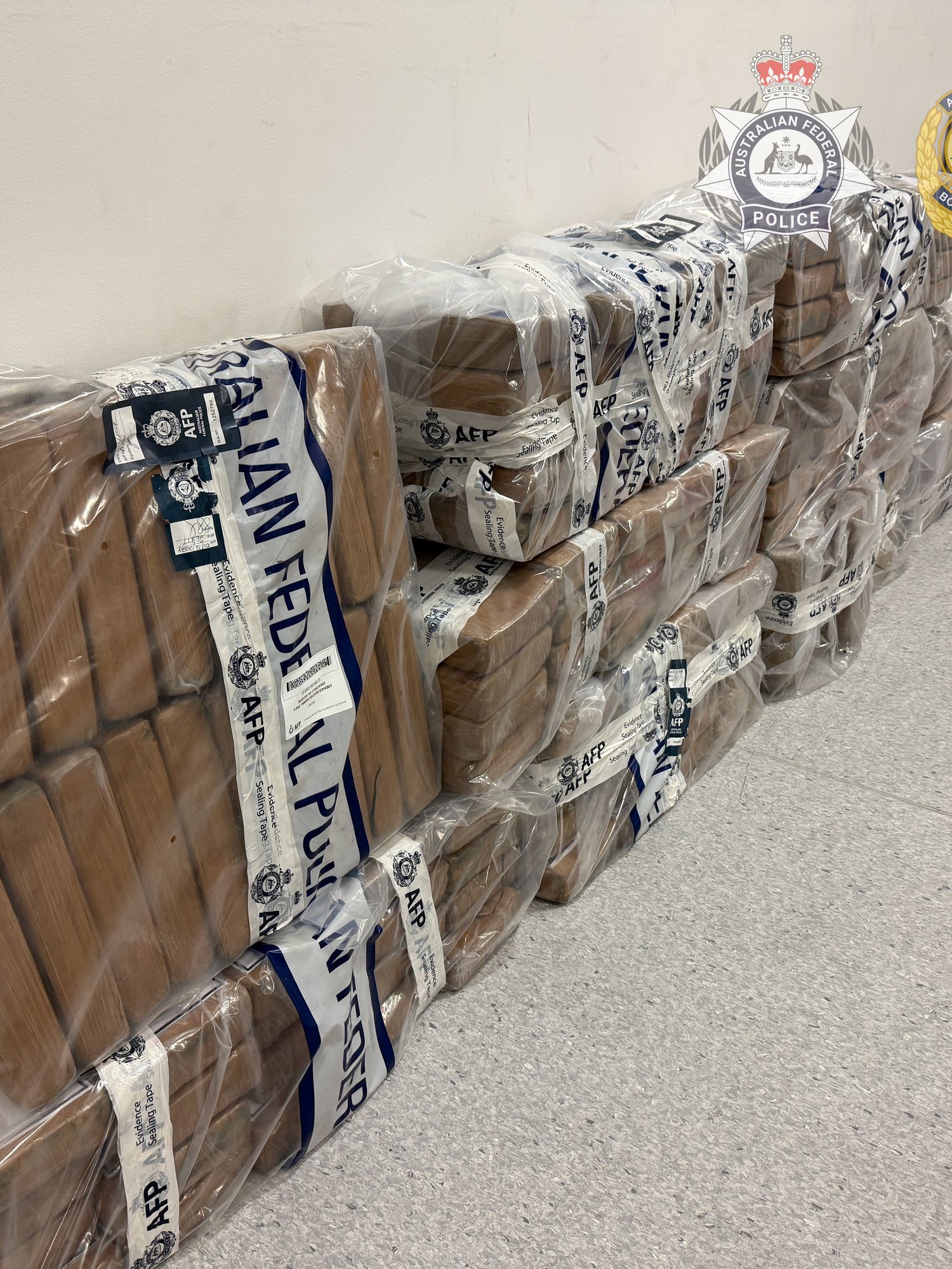 $490 million worth of cocaine seized by Australian police in country's biggest ever drugs bust