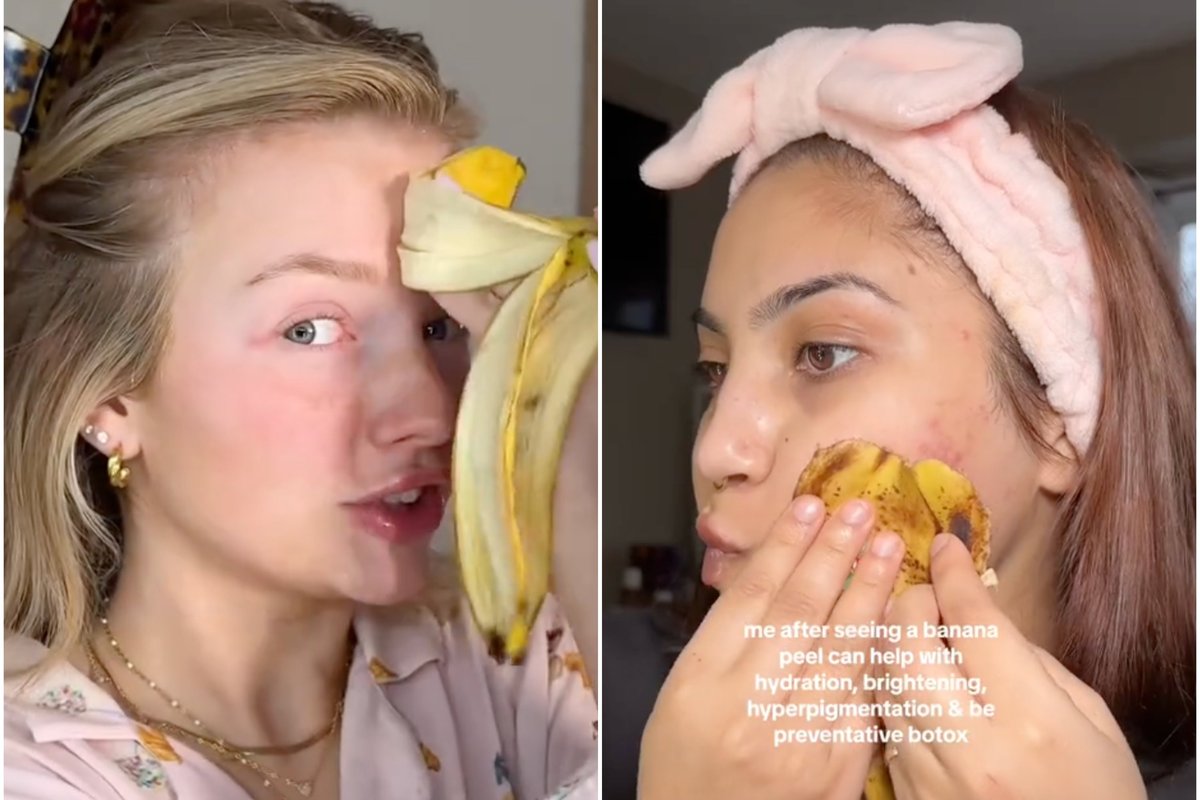 Experts debunk TikTok skincare trend using bananas as 'natural botox'